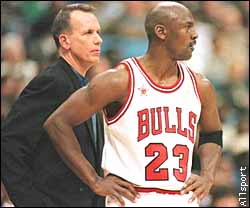 Doug Collins, Michael Jordan